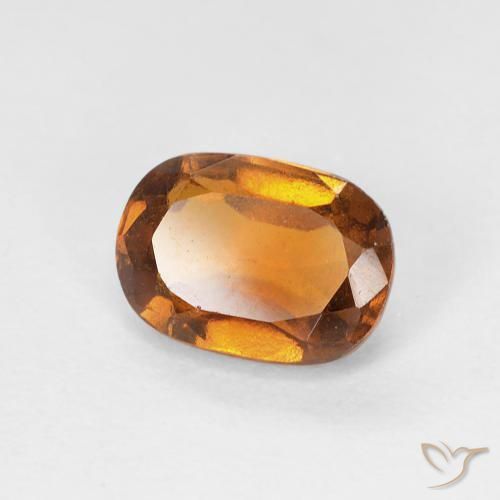 1.24ct Naturale Arancio Terra Granato hessonite, Cuscino, VVS-VS