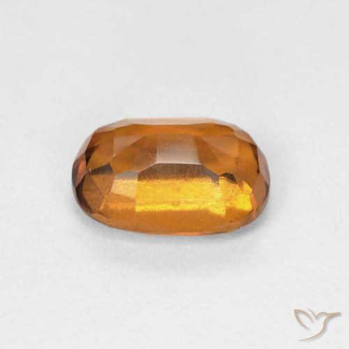 Granato hessonite Arancio Terra naturale da 1.24 ct, Cuscino, VVS-VS