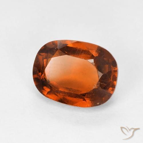 Granato hessonite Medium Dark-Orange naturale da 2.10 ct, Cuscino, VS