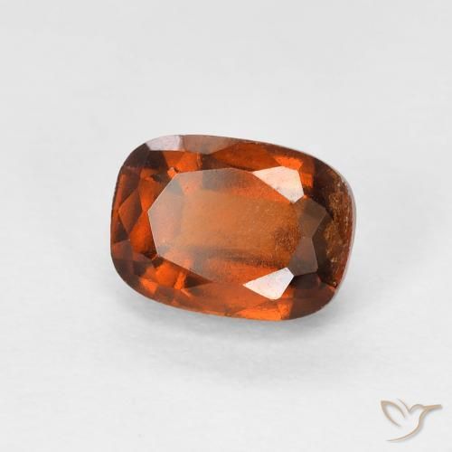 Granato hessonite Arancione scuro naturale da 1.60 ct, Cuscino, VS