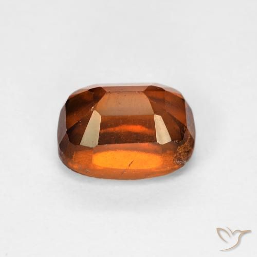 Granato hessonite Arancione scuro naturale da 1.60 ct, Cuscino, VS