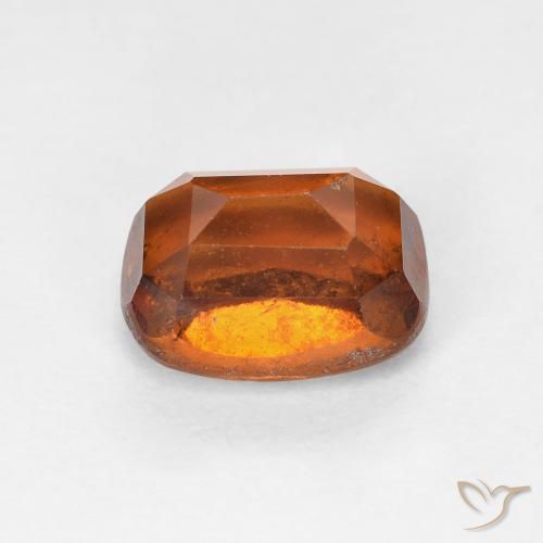 Granato hessonite Arancione scuro naturale da 2.33 ct, Cuscino, VVS-VS