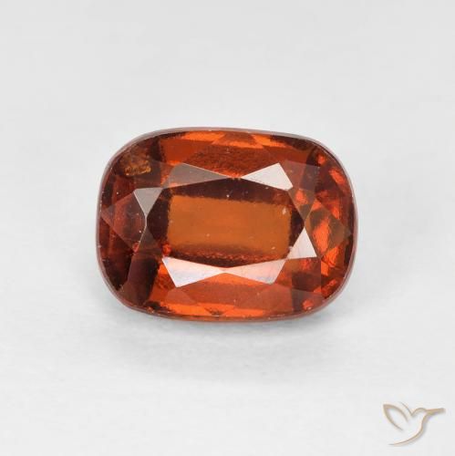 2.16ct Naturale Arancione Ambra Granato hessonite, Cuscino, VVS-VS
