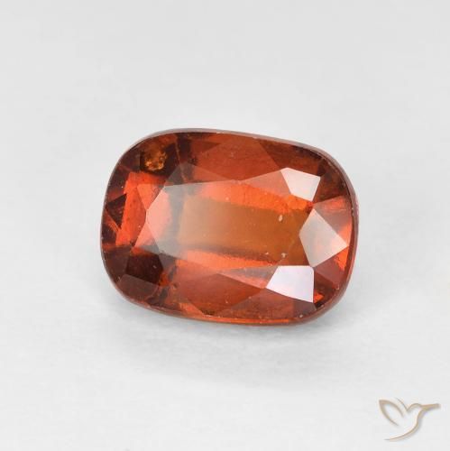 Granato hessonite Arancione Ambra naturale da 2.16 ct, Cuscino, VVS-VS