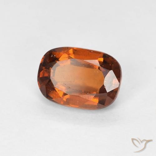 Granato hessonite Arancio Medio naturale da 1.24 ct, Cuscino, VS
