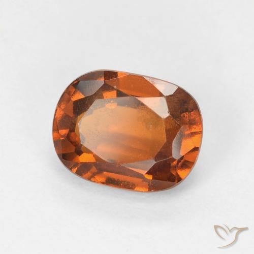 Granato hessonite Arancia Terrosa naturale da 1.69 ct, Cuscino, VVS-VS