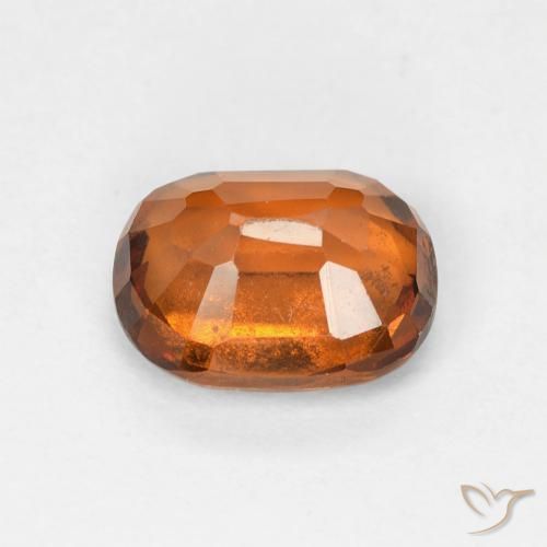 Granato hessonite Arancia Terrosa naturale da 1.69 ct, Cuscino, VVS-VS