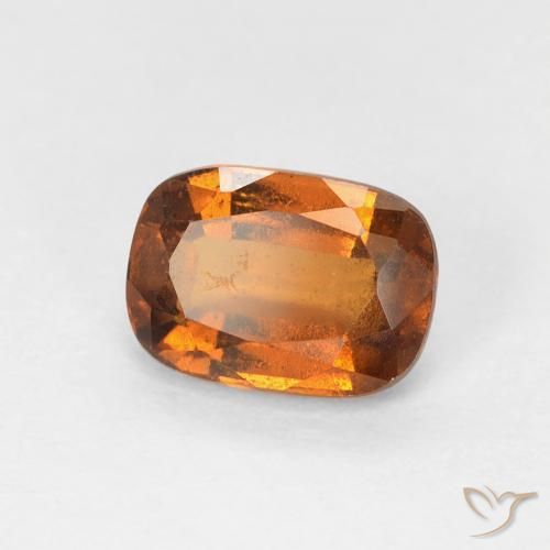 Granato hessonite Arancio Medio naturale da 1.14 ct, Cuscino, VVS-VS