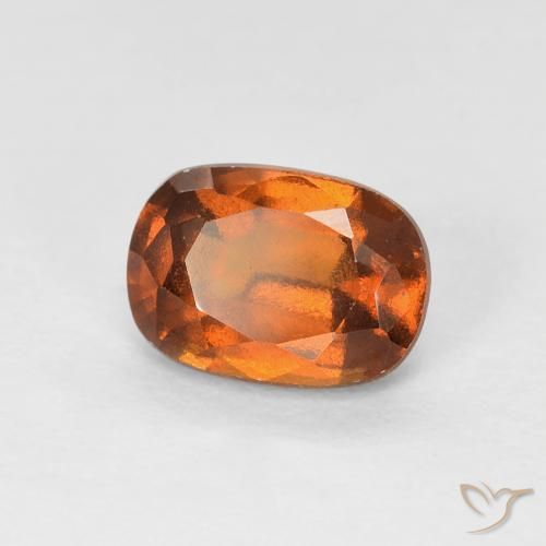 Granato hessonite Arancio Medio naturale da 1.15 ct, Cuscino, VVS-VS