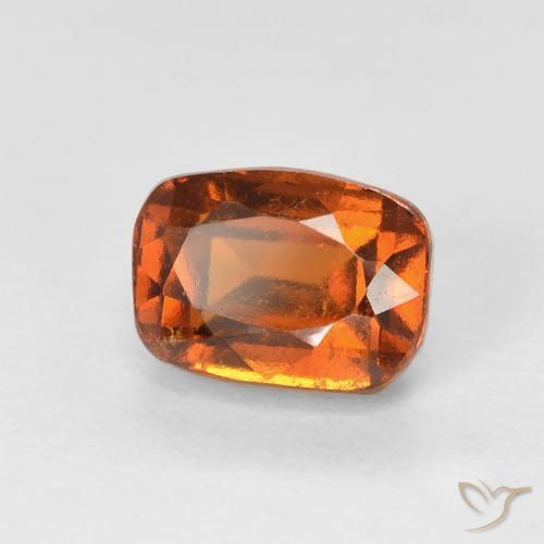 Granato hessonite Arancio Medio naturale da 1.57 ct, Cuscino, VVS-VS