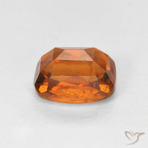 Granato hessonite Arancio Medio naturale da 1.57 ct, Cuscino, VVS-VS