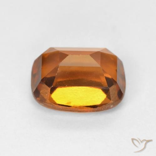 Granato hessonite Arancione scuro naturale da 2.20 ct, Cuscino, VVS-VS