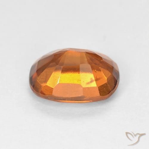 Granato hessonite Arancione scuro naturale da 1.78 ct, Cuscino, VVS-VS