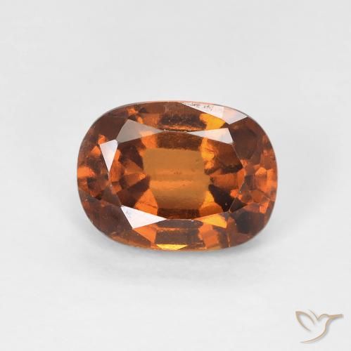 1.84ct Naturale Arancio Medio Granato hessonite, Cuscino, VVS-VS