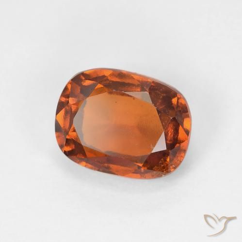 Granato hessonite Medium Dark-Orange naturale da 2.13 ct, Cuscino, VVS-VS