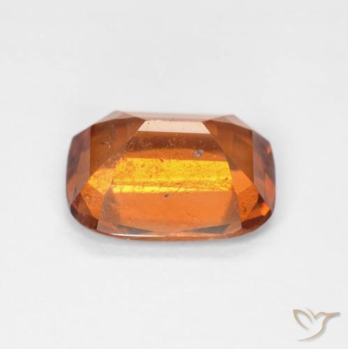 Granato hessonite Medium Dark-Orange naturale da 2.28 ct, Cuscino, VS