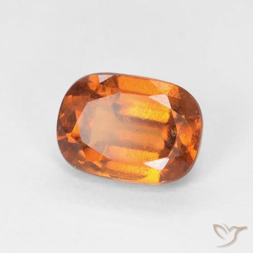 Granato hessonite Arancione scuro naturale da 1.35 ct, Cuscino, VS