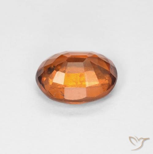 Granato hessonite Medium Dark-Orange naturale da 1.53 ct, Ovale, VS