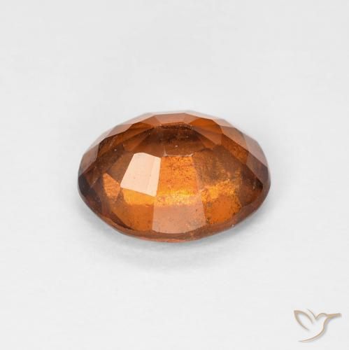 Granato hessonite Medium Dark-Orange naturale da 1.75 ct, Ovale, VS