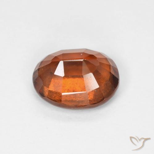 Granato hessonite Arancio Medio naturale da 1.84 ct, Ovale, VS