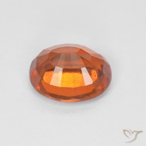 Granato hessonite Medium Dark-Orange naturale da 1.74 ct, Ovale, VS