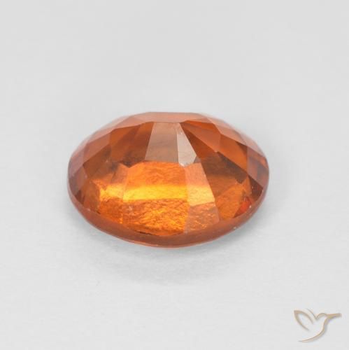 Granato hessonite Medium Dark-Orange naturale da 1.51 ct, Ovale, VS
