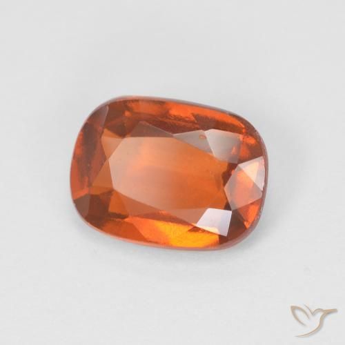 Granato hessonite Arancio Medio naturale da 1.58 ct, Cuscino, VS-SI