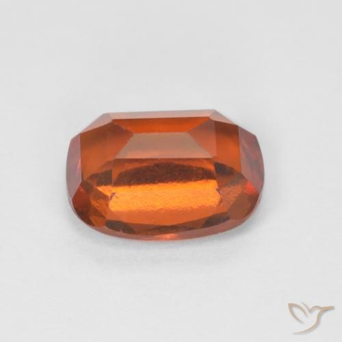 Granato hessonite Arancione rossastra naturale da 1.90 ct, Cuscino, VS-SI