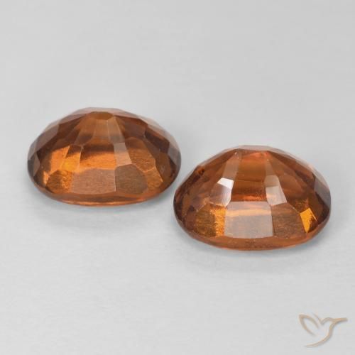 Gemme di Granato hessonite Arancione Ambra naturale da 3.94 ct, Cuscino, VS-SI