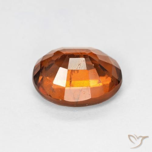 Granato hessonite Medium Dark-Orange naturale da 2.67 ct, Ovale, VS-SI