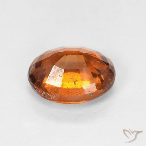 Granato hessonite Medium Dark-Orange naturale da 1.51 ct, Ovale, VVS-VS