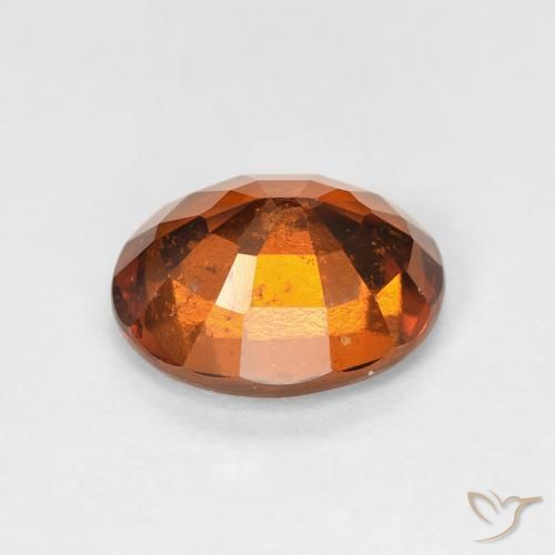 Granato hessonite Medium Dark-Orange naturale da 2.38 ct, Ovale, VS-SI
