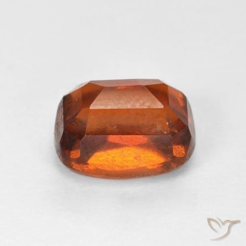 Granato hessonite Arancione scuro naturale da 2.69 ct, Cuscino, VVS-VS