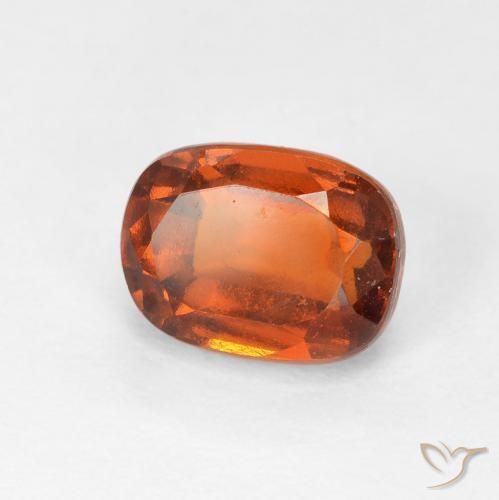 Granato hessonite Arancione scuro naturale da 2.51 ct, Cuscino, VVS-VS