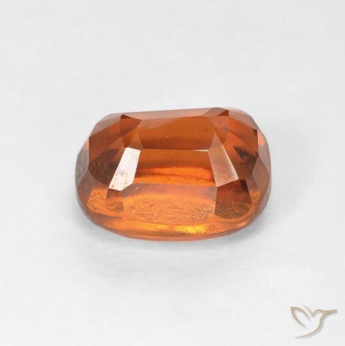 Granato hessonite Arancione scuro naturale da 2.51 ct, Cuscino, VVS-VS