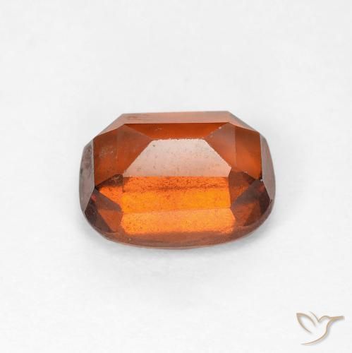 Granato hessonite Arancione rossastra naturale da 2.00 ct, Cuscino, VVS-VS