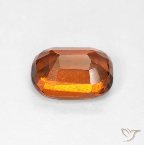 Granato hessonite Arancione rossastra naturale da 1.98 ct, Cuscino, VVS-VS