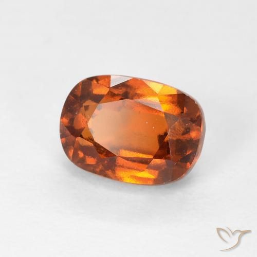 Granato hessonite Arancione scuro naturale da 1.51 ct, Cuscino, VVS-VS
