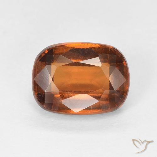 1.92ct Naturale Arancio Medio Granato hessonite, Cuscino, VS-SI