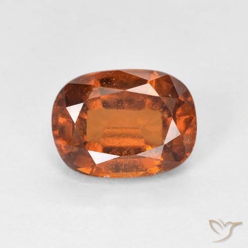 1.92ct Naturale Arancio Medio Granato hessonite, Cuscino, VS-SI