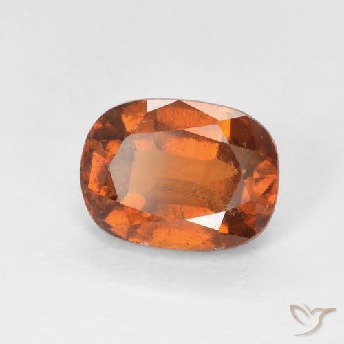 Granato hessonite Arancio Medio naturale da 1.92 ct, Cuscino, VS-SI