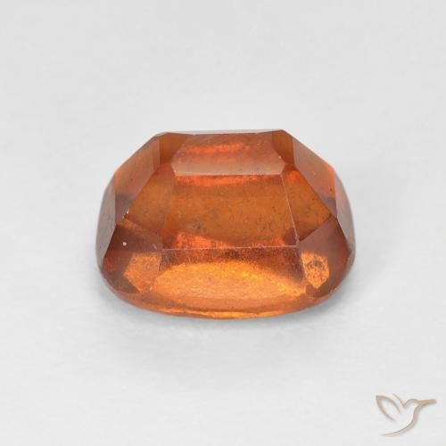 Granato hessonite Arancione rossastra naturale da 2.56 ct, Cuscino, VS-SI