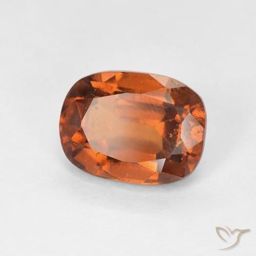 Granato hessonite Arancione rossastra naturale da 1.80 ct, Cuscino, VS-SI