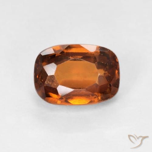 1.45ct Naturale Arancio Medio Granato hessonite, Cuscino, VS-SI