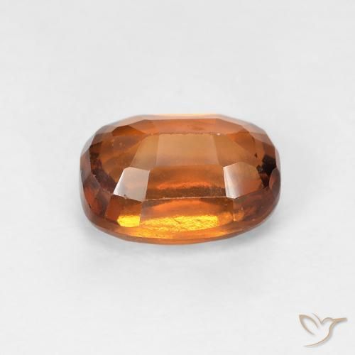 Granato hessonite Arancio Medio naturale da 1.45 ct, Cuscino, VS-SI