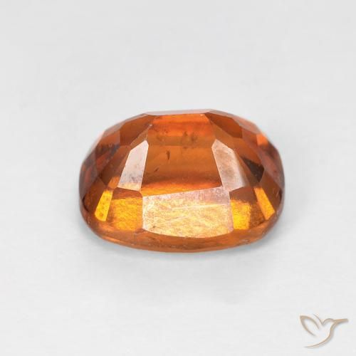 Granato hessonite Arancione scuro naturale da 2.27 ct, Cuscino, VS-SI
