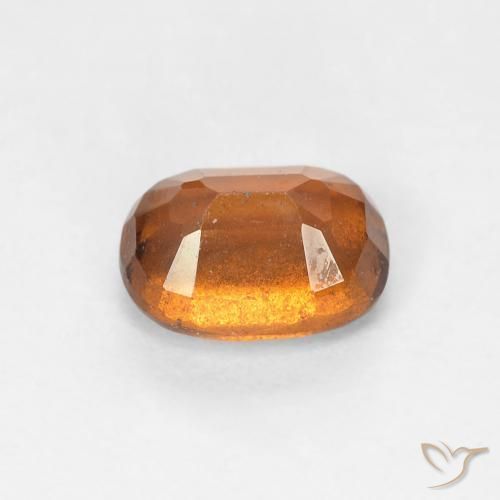 Granato hessonite Arancione scuro naturale da 1.14 ct, Ovale, VS-SI