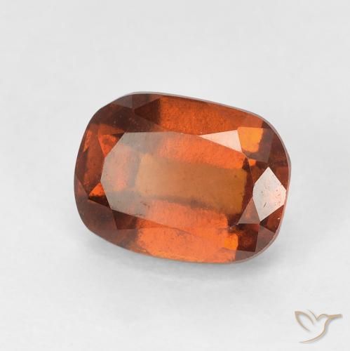 Granato hessonite Arancio Medio naturale da 2.29 ct, Cuscino, VS-SI