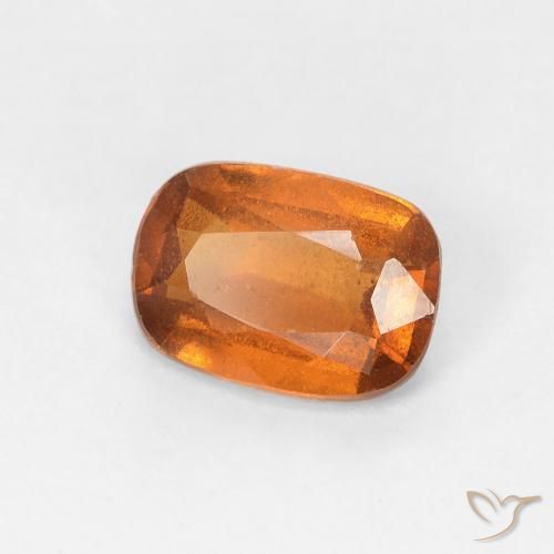 Granato hessonite Arancione scuro naturale da 0.94 ct, Cuscino, VS-SI