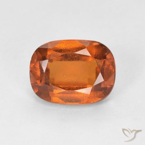 Granato hessonite Arancione scuro naturale da 1.82 ct, Cuscino, VS